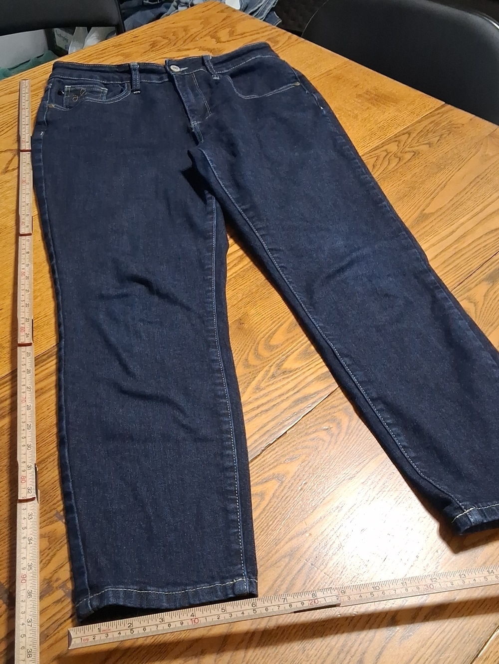 JUDY BLUE Jeans Womens 7 / 28 BLUE MOM DARK WASH Denim Preowned Used Pants
